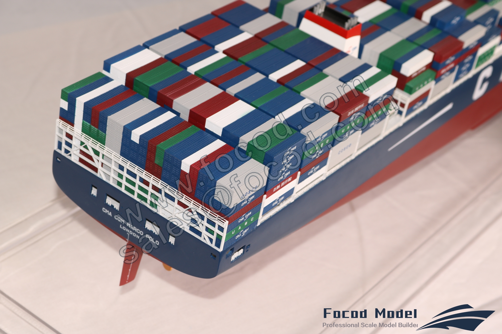 customized model of CMA CGM 396m Container Ship MARCO POLO